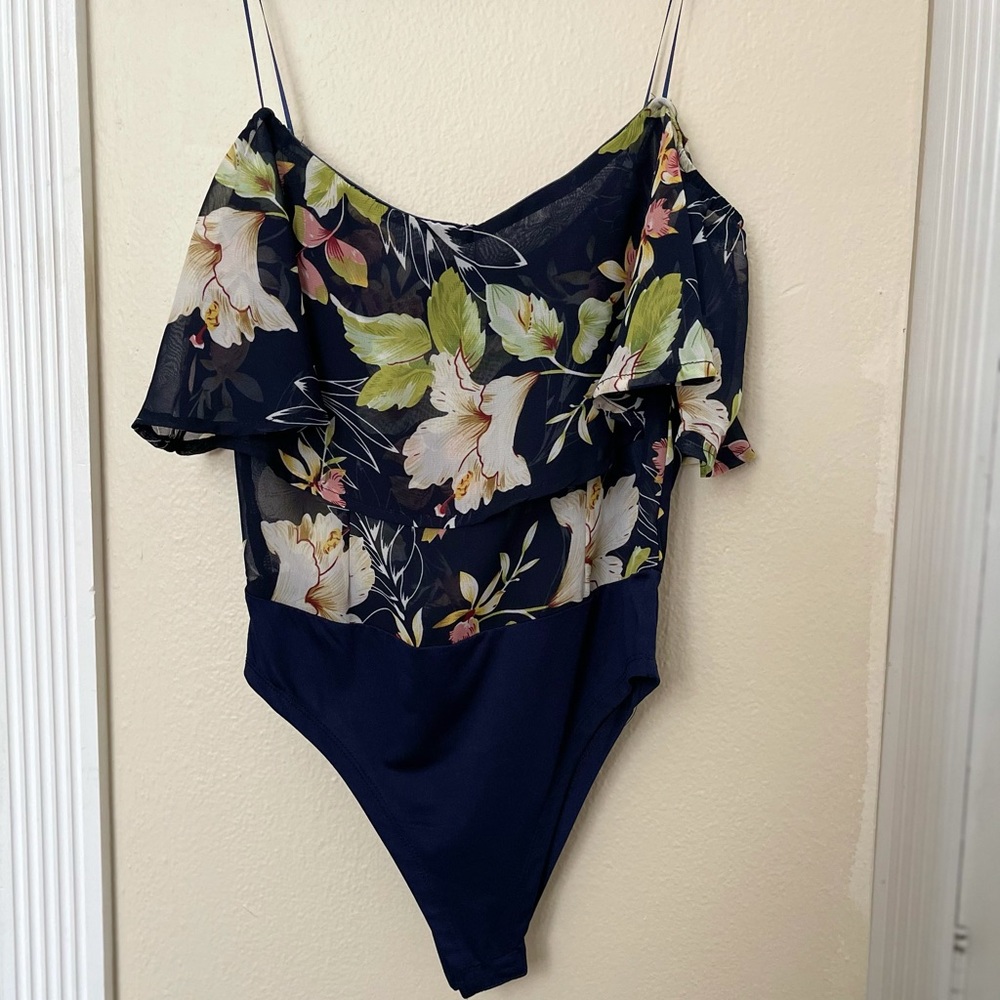 Floral Off the Shoulder Bodysuit
